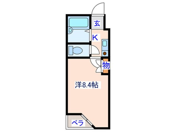 ベルシティ堤町の物件間取画像